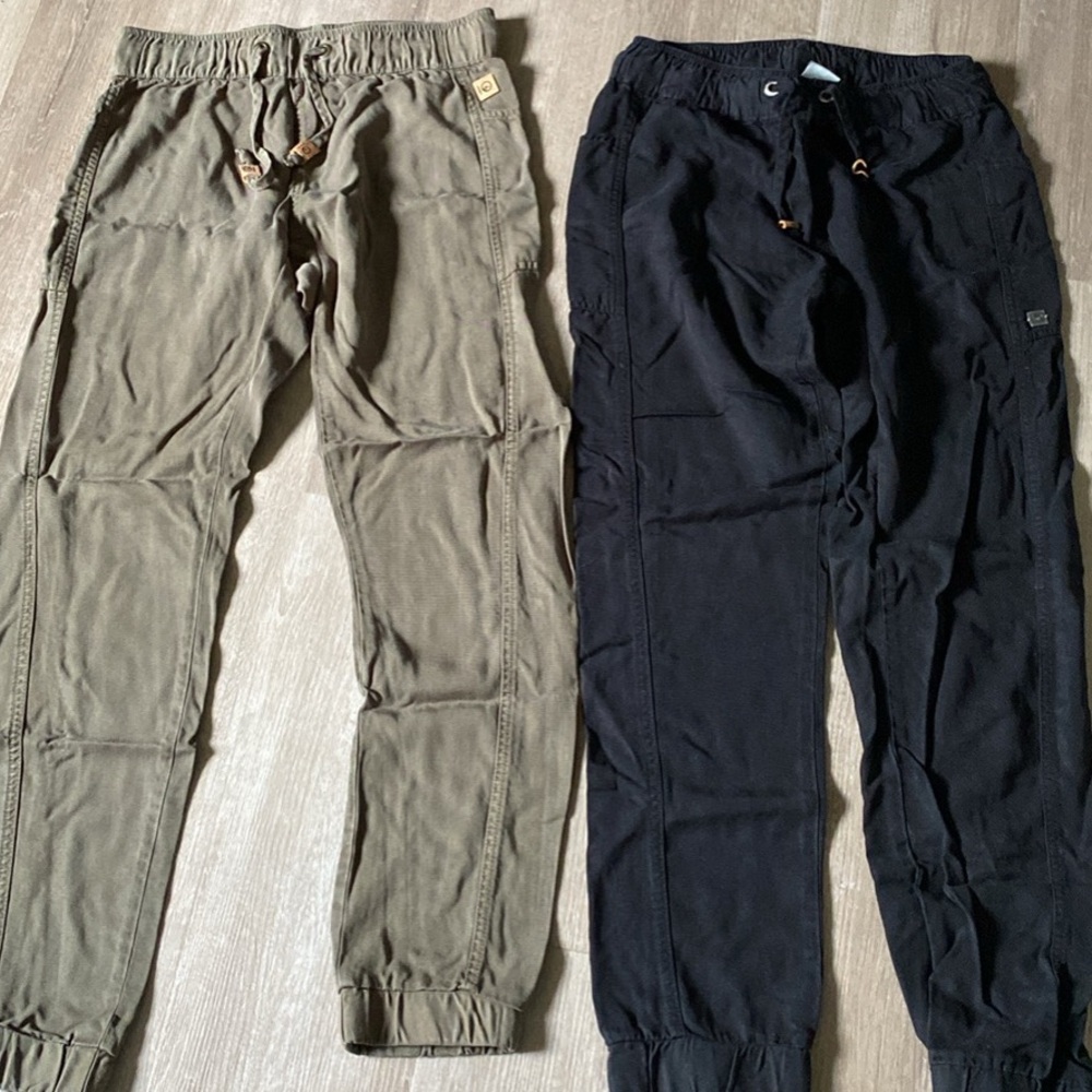 tentree Olive and Black Women's Pants